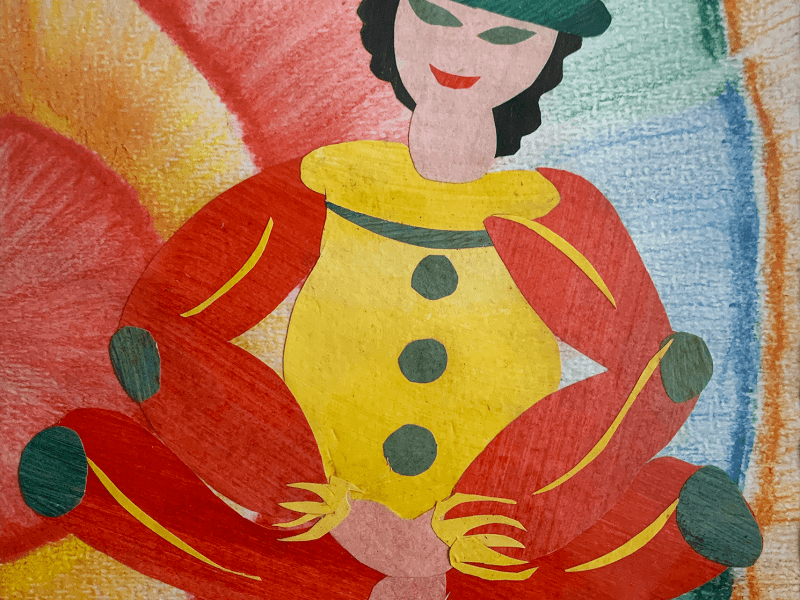 Rainbow Pierrot, 18x24cm, € 20,00